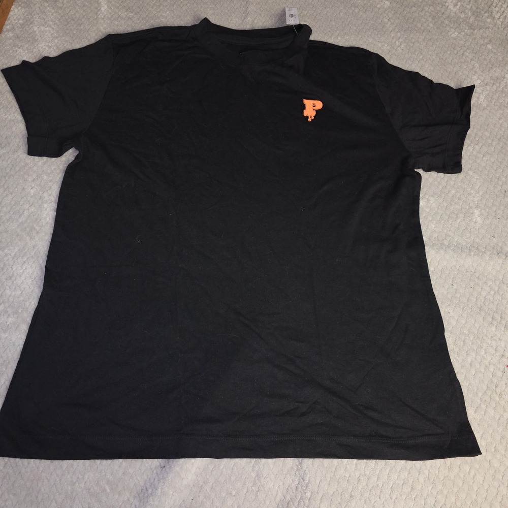 PINK Victoria's Secret T‎ Shirt Women XS Black Short Sleeve Logo Graphic NWT